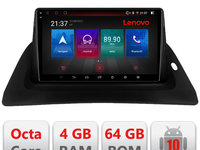 Navigatie dedicata Lenovo Renault Kangoo , Octacore, 4Gb RAM, 64Gb Hdd, 4G, Qled, 360, DSP, Carplay,Bluetooth