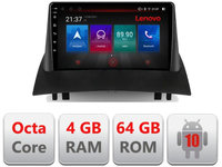 Navigatie dedicata Lenovo Renault Megane 2 E-098, Octacore, 4Gb RAM, 64Gb Hdd, 4G, Qled, 360, DSP, Carplay,Bluetooth