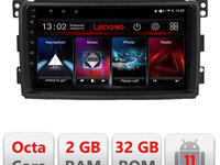 Navigatie dedicata Lenovo Smart 2005-2010 D-Smart05, Octacore Qualcomm, 2Gb RAM, 32Gb Hdd, 4G, Qled, DSP, Carplay, Bluetooth