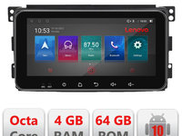 Navigatie dedicata Lenovo Smart 2005-2010 I-SMART05 4+64, Ecran QLED 10.33", Octacore, 4Gb RAM, 64Gb Memorie, 4G, 360, DSP, Carplay,Bluetooth