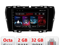 Navigatie dedicata Lenovo Ssang Young Tivoli 2020- D-tivoli, Octacore Qualcomm, 2Gb RAM, 32Gb Hdd, 4G, Qled, DSP, Carplay, Bluetooth