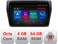 Navigatie dedicata Lenovo Suzuki Swift 2017-2019 E-2179, Octacore, 4Gb RAM, 64Gb Hdd, 4G, Qled, 360, DSP, Carplay,Bluetooth