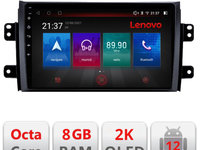 Navigatie dedicata Lenovo Suzuki SX4 2006-2013 M-124 Octacore, 8 Gb RAM, 128 Gb Hdd, 4G, Qled 2K, DSP, Carplay AA, 360,Bluetooth