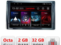 Navigatie dedicata Lenovo Toyota 2DIN D-TY2DIN, Octacore Qualcomm, 2Gb RAM, 32Gb Hdd, 4G, Qled, DSP, Carplay, Bluetooth