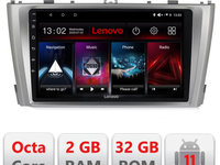 Navigatie dedicata Lenovo Toyota Avensis 2009-2015 D-TY12, Octacore Qualcomm, 2Gb RAM, 32Gb Hdd, 4G, Qled, DSP, Carplay, Bluetooth