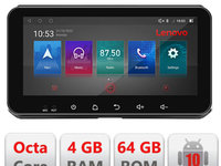 Navigatie dedicata Lenovo Toyota Corolla 2019- I-388-levin 4+64, Ecran QLED 10.33", Octacore, 4Gb RAM, 64Gb Memorie, 4G, 360, DSP, Carplay,Bluetooth