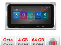 Navigatie dedicata Lenovo Toyota Estima 2006-2013 Android radio gps internet 4+64, Ecran QLED 10.33", Octacore, 4Gb RAM, 64Gb Memorie, 4G, 360, DSP, Carplay,Bluetooth