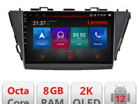 Navigatie dedicata Lenovo Toyota Prius 5 Plus 2012-2020 Octacore, 8 Gb RAM, 128 Gb Hdd, 4G, Qled 2K, DSP, Carplay AA, 360,Bluetoothn