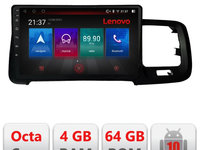 Navigatie dedicata Lenovo Volvo S60 2014-2018 sistem Sensus Connect E-s60-14 Octa Core , Octacore, 4Gb RAM, 64Gb Hdd, 4G, Qled, 360, DSP, Carplay,Bluetooth