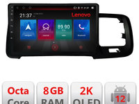 Navigatie dedicata Lenovo Volvo S60 2014-2018 sistem Sensus Connect M-s60-14, Octacore, 8 Gb RAM, 128 Gb Hdd, 4G, Qled 2K, DSP, Carplay AA, 360,Bluetooth