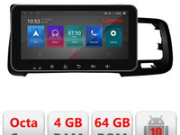 Navigatie dedicata Lenovo Volvo S60 2014-2018 sistem Sensus Connect I-s60-14 4+64, Ecran QLED 10.33", Octacore, 4Gb RAM, 64Gb Memorie, 4G, 360, DSP, Carplay,Bluetooth