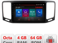Navigatie dedicata Lenovo VW Sharan 2011-2020 E-SHARAN, Octacore, 4Gb RAM, 64Gb Hdd, 4G, Qled, 360, DSP, Carplay,Bluetooth