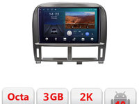Navigatie dedicata Lexus LS 1999-2006 B- LS-99 Android Ecran 2K QLED octa core 3+32 carplay android auto kit-ls-99+EDT-E309V3-2K
