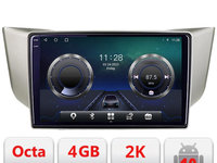 Navigatie dedicata Lexus RX 2003-2009 C- rx-03 Android Octa Core Ecran 2K QLED GPS 4G 4+32GB 360 kit-rx-03+EDT-E409-2K