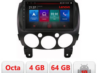 Navigatie dedicata Mazda 2 2007-2013 Android radio gps internet Lenovo Octa Core 4+64 LTE Kit-mazda 2+EDT-E509-PRO