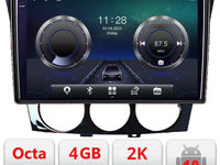 Navigatie dedicata Mazda RX8 2008-2011 Android Octa Core Ecran 2K QLED GPS 4G 4+32GB 360 kit-rx8-11+EDT-E409-2K