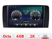 Navigatie dedicata Mercedes Clasa R C-215 Android Octa Core Ecran 2K QLED GPS 4G 4+32GB 360 KIT-215+EDT-E409-2K