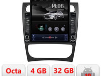 Navigatie dedicata Mercedes CLK facelift Android radio gps internet Lenovo Octa Core 4+64 LTE Kit-facelift+EDT-E709