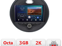 Navigatie dedicata Mini 2015-2019 masini fara ecran color de fabrica Android Ecran 2K QLED octa core 3+32 carplay android auto KIT-mini-04+EDT-E309V3-2K