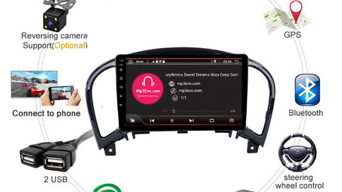 Navigatie dedicata Nissan Juke 2010-2018 cu android 4GB RAM