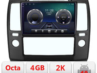 Navigatie dedicata Nissan Navara Pathfinder 2005-2010 C-nav5 Android Octa Core Ecran 2K QLED GPS 4G 4+32GB 360 KIT-nav5+EDT-E409-2K