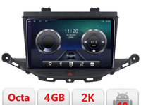 Navigatie dedicata Opel Astra K C-Astra k Android Octa Core Ecran 2K QLED GPS 4G 4+32GB 360 KIT-Astra k+EDT-E409-2K