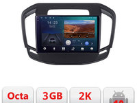 Navigatie dedicata Opel Insignia B-338 Android Ecran 2K QLED octa core 3+32 carplay android auto KIT-338+EDT-E309V3-2K