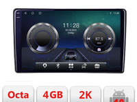 Navigatie dedicata Peugeot 307 C-307 Android Octa Core Ecran 2K QLED GPS 4G 4+32GB 360 KIT-307+EDT-E409-2K