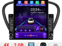 Navigatie dedicata Peugeot 607 Android radio gps internet quad core 2+32 ecran vertical 9.7" Kit-607+EDT-E708