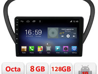 Navigatie dedicata Peugeot 607 Android radio gps internet Lenovo Octa Core 8+128 LTE Kit-607+EDT-E609