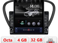 Navigatie dedicata Peugeot 607 Android radio gps internet Lenovo Octa Core 4+64 LTE Kit-607+EDT-E709