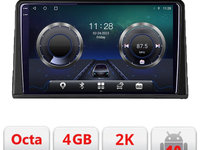 Navigatie dedicata Renault Express Android Octa Core Ecran 2K QLED GPS 4G 4+32GB 360 kit-express+EDT-E409-2K