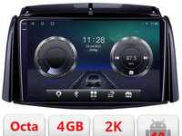 Navigatie dedicata Renault Koleos 2009-2016 C-KOLEOS Android Octa Core Ecran 2K QLED GPS 4G 4+32GB 360 KIT-KOLEOS+EDT-E409-2K