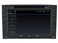 Navigatie dedicata Renault Megane 2 EDT-G098 cu Android GPS USB Radio Internet Bluetooth