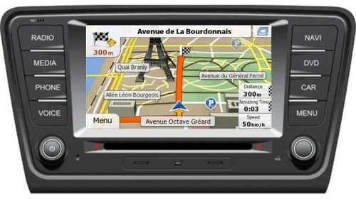 Navigatie Dedicata Skoda Octavia 3 Car Vision Dnb Gps Dvd Carkit Tv