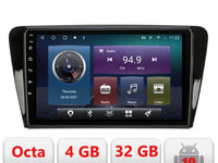 Navigatie dedicata Skoda Rapid Seat Toledo 2013+ Android radio gps internet Octa core 4+32 Kit-rapid+EDT-E409