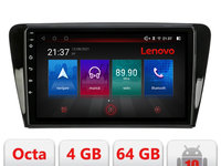 Navigatie dedicata Skoda Rapid Seat Toledo 2013+ Android radio gps internet Lenovo Octa Core 4+64 LTE Kit-rapid+EDT-E509-PRO