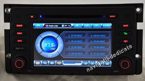 Navigatie DEDICATA SMART FORTWO DVD GPS AUTO CARKIT TV NAVD-8987