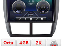 Navigatie dedicata Subaru Forester 2007-2013 C-SU01 Android Octa Core Ecran 2K QLED GPS 4G 4+32GB 360 KIT-SU01+EDT-E409-2K
