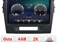 Navigatie dedicata Suzuki Grand Vitara 2016- C-2265 Android Octa Core Ecran 2K QLED GPS 4G 4+32GB 360 KIT-2265+EDT-E409-2K