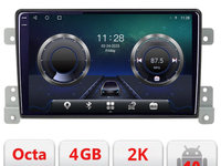 Navigatie dedicata Suzuki Grand Vitara Old C-053 Android Octa Core Ecran 2K QLED GPS 4G 4+32GB 360 KIT-053+EDT-E409-2K