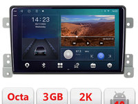 Navigatie dedicata Suzuki Grand Vitara Old Quad Core B-053 Android Ecran 2K QLED octa core 3+32 carplay android auto KIT-053+EDT-E309V3-2K