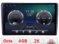 Navigatie dedicata Toyota Android ecran Qled 2K Octa core 4+32 Kit-toyota-universal+EDT-E409-2K