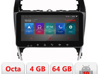 Navigatie dedicata Toyota Camry 2012-2018 Android radio gps internet Lenovo Octa Core 4+64 LTE ecran de 10.33' wide Kit-camry12+EDT-E511-PRO