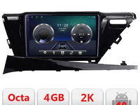 Navigatie dedicata Toyota Camry 2017-2021 V1 Android Octa Core Ecran 2K QLED GPS 4G 4+32GB 360 kit-camry-2018+EDT-E410-2K