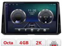 Navigatie dedicata Toyota Corolla 2019- C-388-levin Android Octa Core Ecran 2K QLED GPS 4G 4+32GB 360 kit-388-levin+EDT-E410-2K