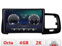 Navigatie dedicata Volvo S60 2014-2018 sistem Sensus Connect C-s60-14 Android Octa Core Ecran 2K QLED GPS 4G 4+32GB 360 kit-s60-14+EDT-E409-2K