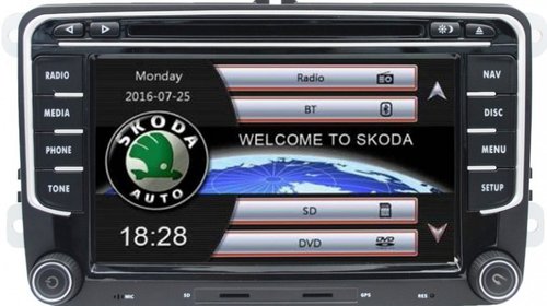 Navigatie Dedicata VW Tiguan Dvd Gps Carkit Usb NAVD-723V V5