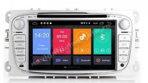 Navigatie Ford Focus Mondeo S-Max Android 9.0 2GB Ram Carkit Bluetooth USB Waze NAVD-MT9457S