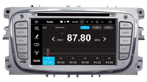 Navigatie Ford Focus / Mondeo / S-Max cu Android 7.1 platforma S190